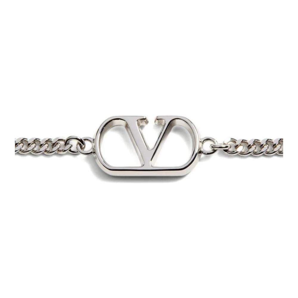 Men's 'Logo Plaque Chain' Bracelet