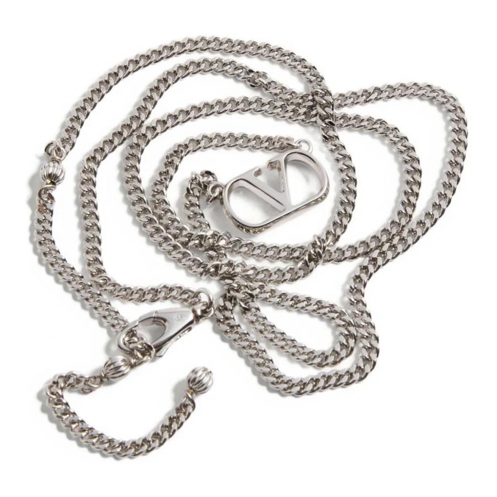 Men's 'Logo-Plaque' Necklace