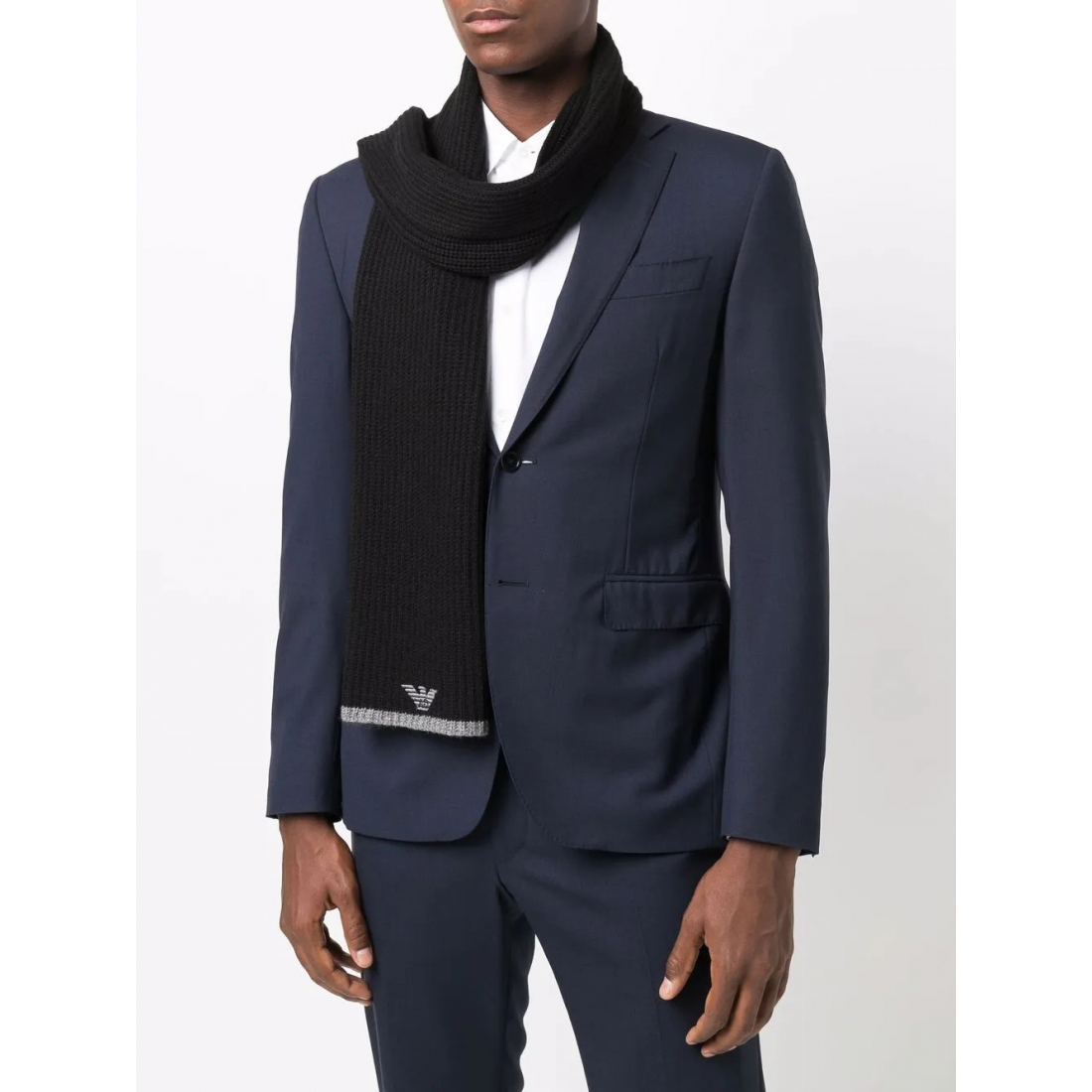 Ensemble bonnet et écharpe 'Embroidered Logo' pour Hommes