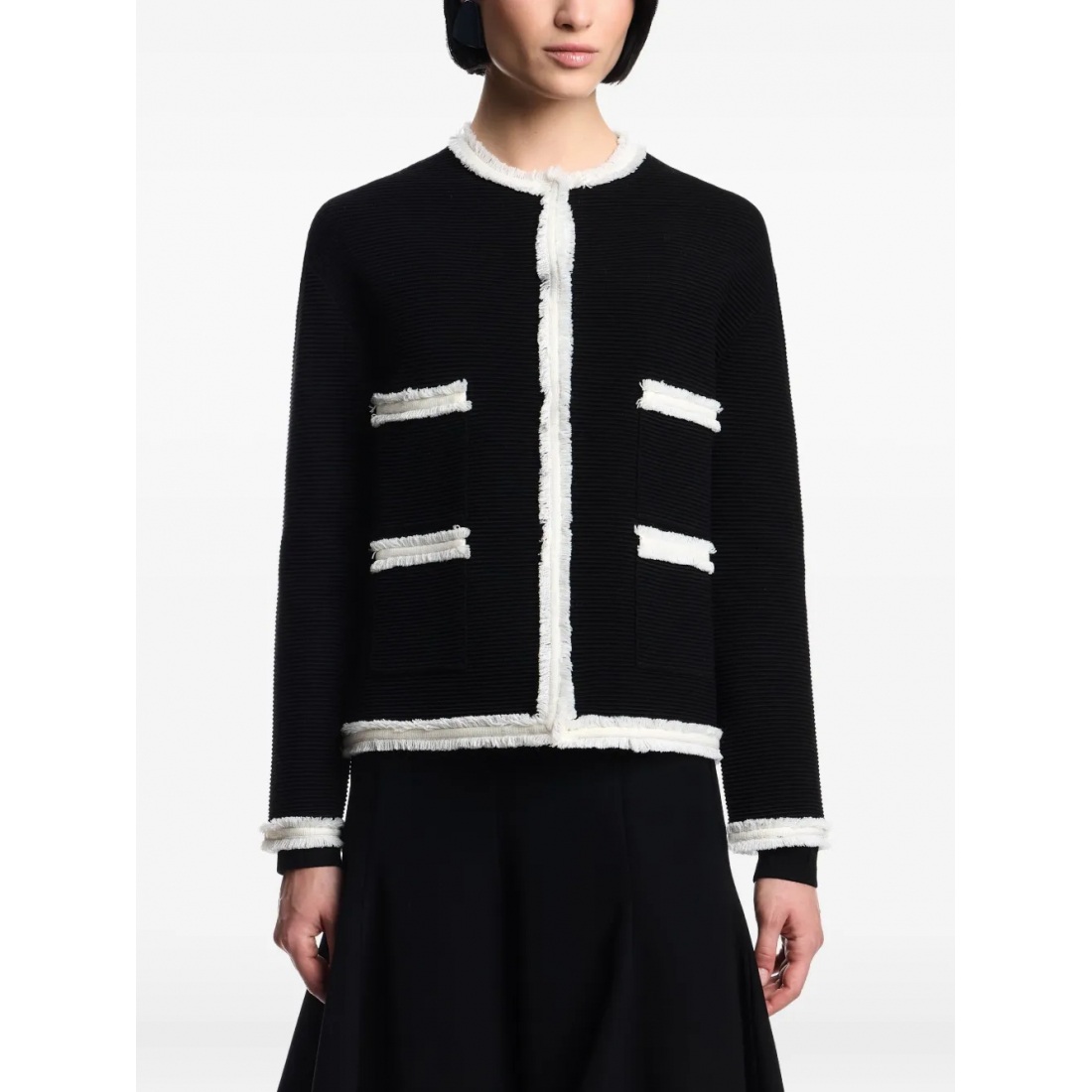Veste 'Fringed-Detail' pour Femmes
