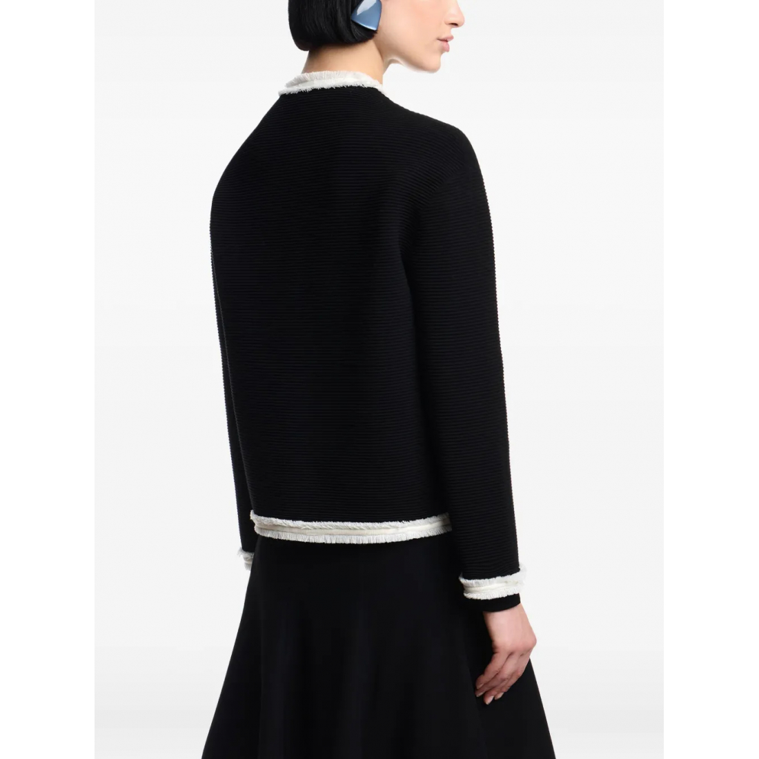 Veste 'Fringed-Detail' pour Femmes