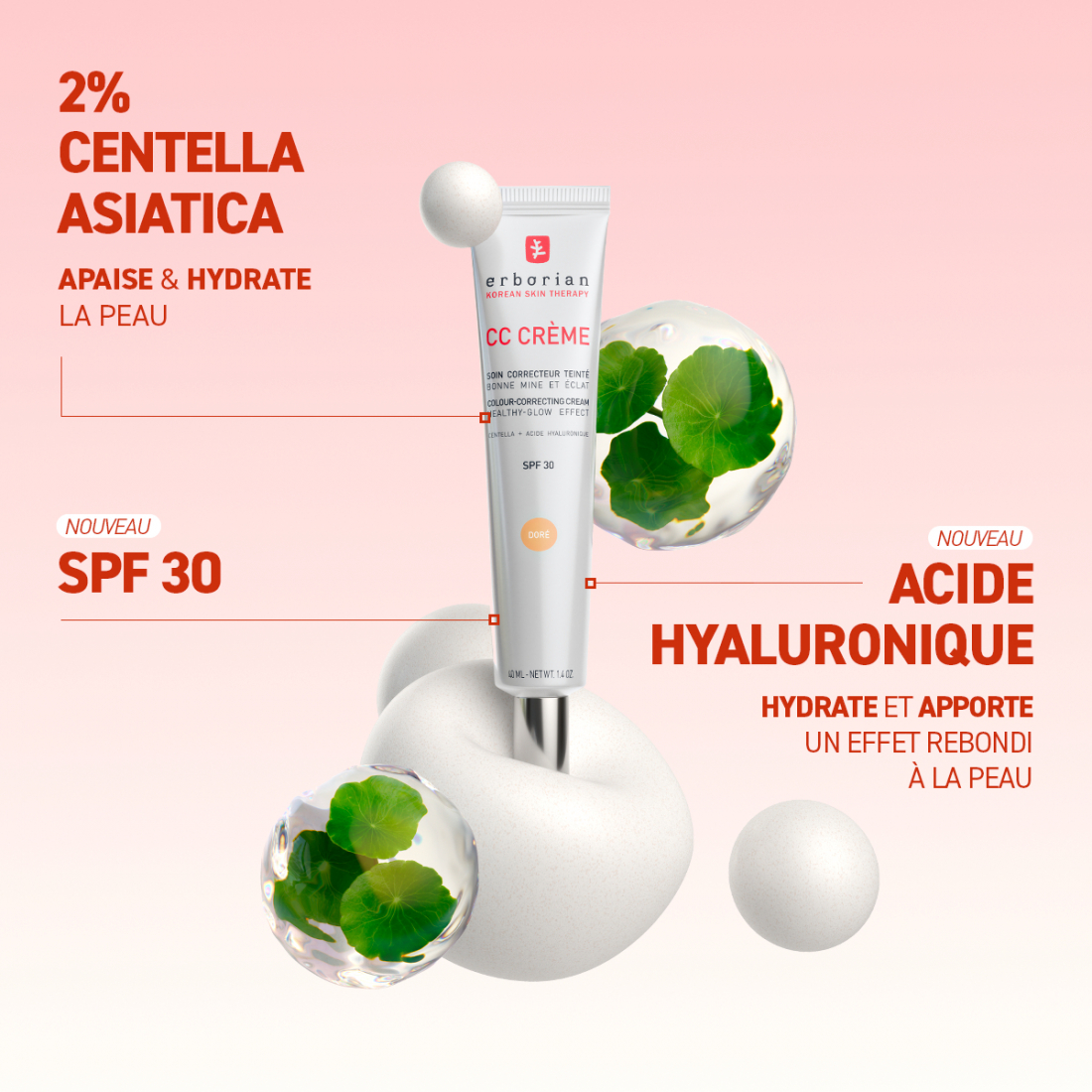 'Soin Correcteur Bonne Mine Et Éclat SPF30' CC Cream - Caramel 15 ml