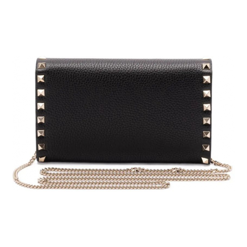Women's 'Rockstud-Embellished Chain' Shoulder Bag