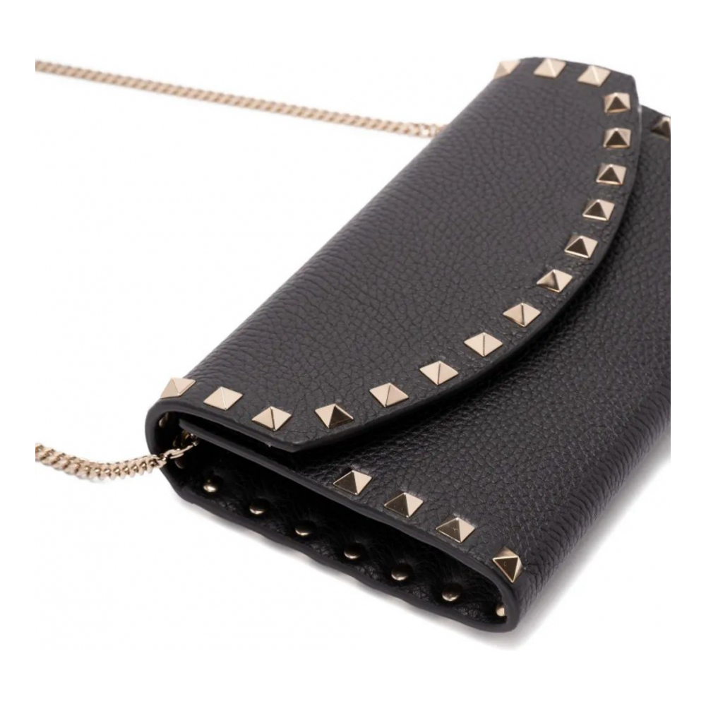 Women's 'Rockstud-Embellished Chain' Shoulder Bag