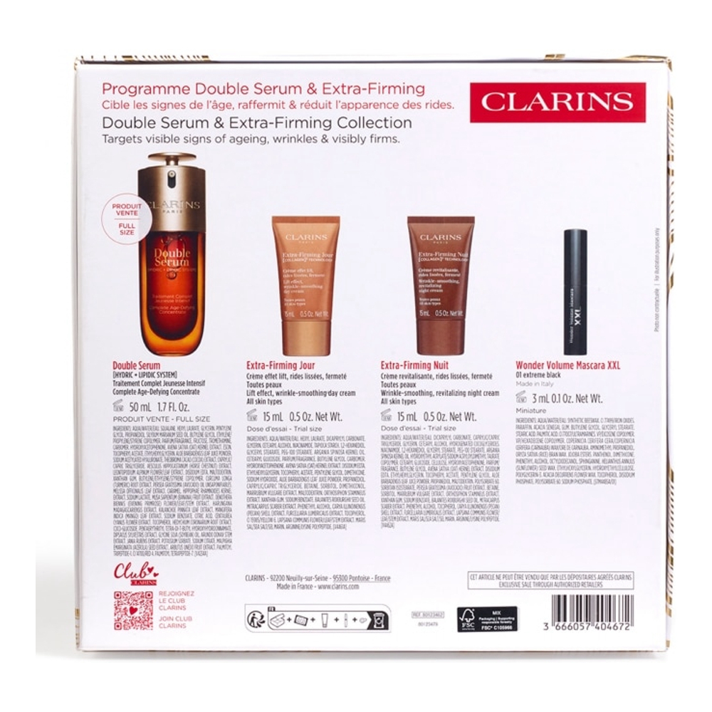 'Programme Double Serum & Extra' SkinCare Set - 4 Pieces