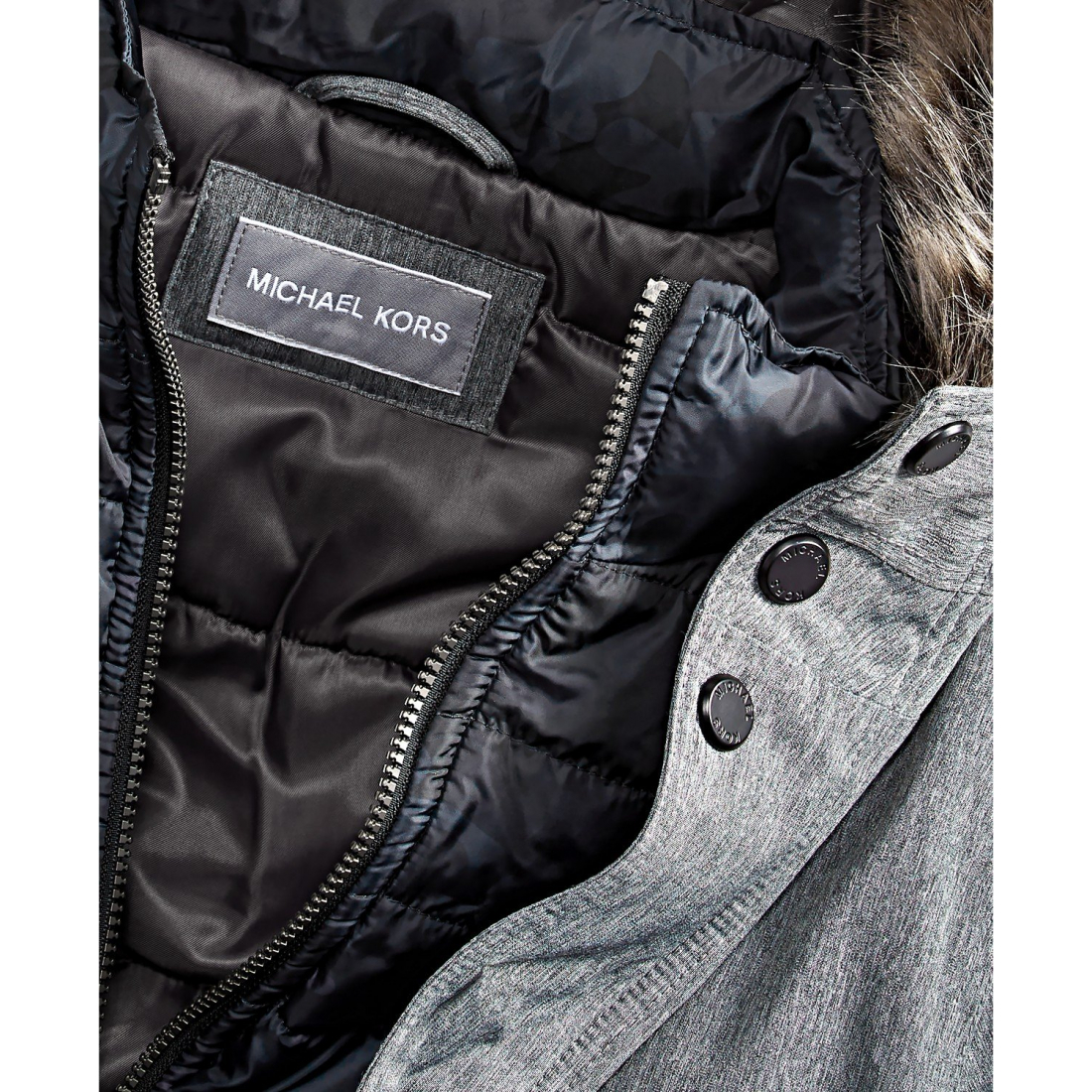 Parka 'Michael Kors Hooded Bib Snorkel' pour Hommes