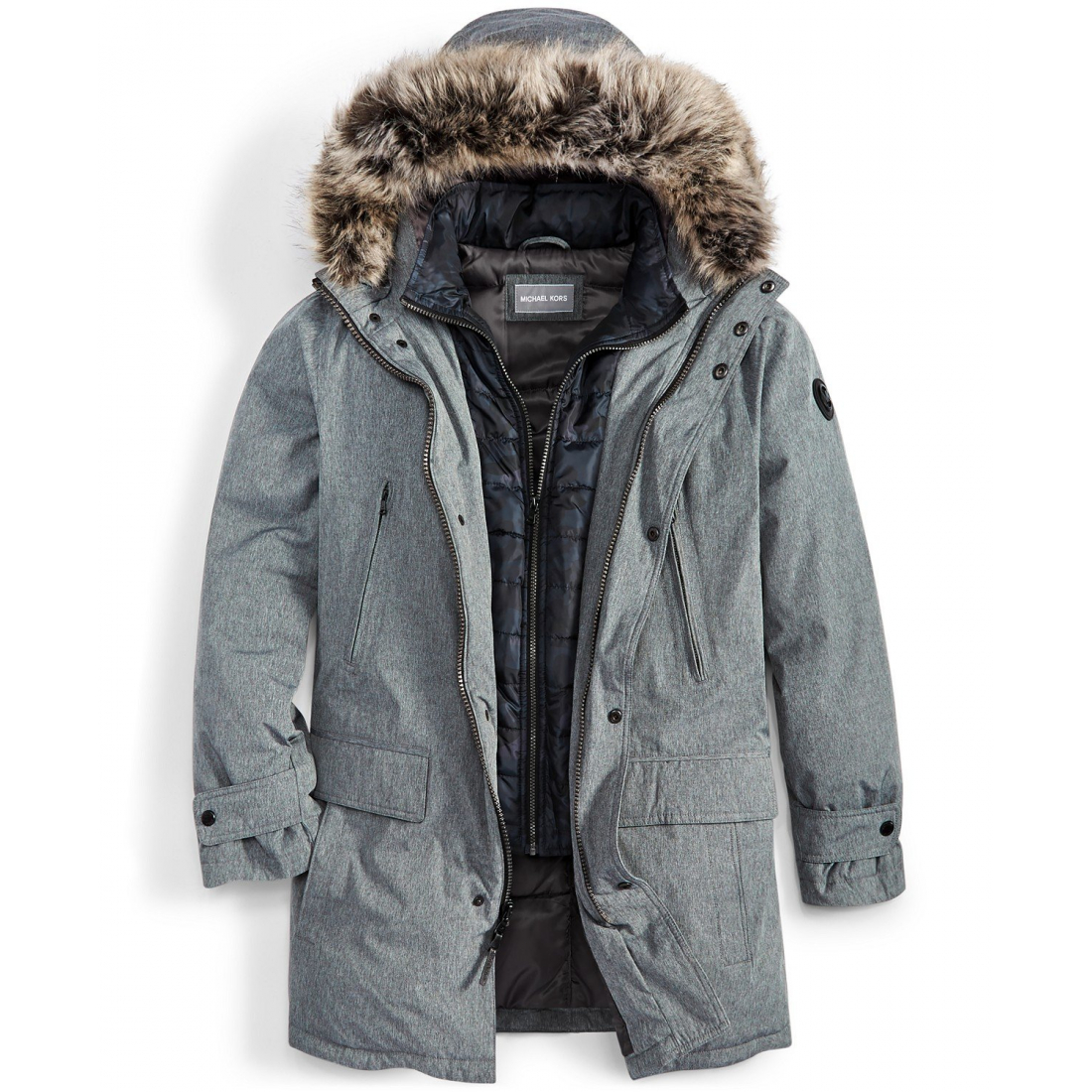 Parka 'Michael Kors Hooded Bib Snorkel' pour Hommes