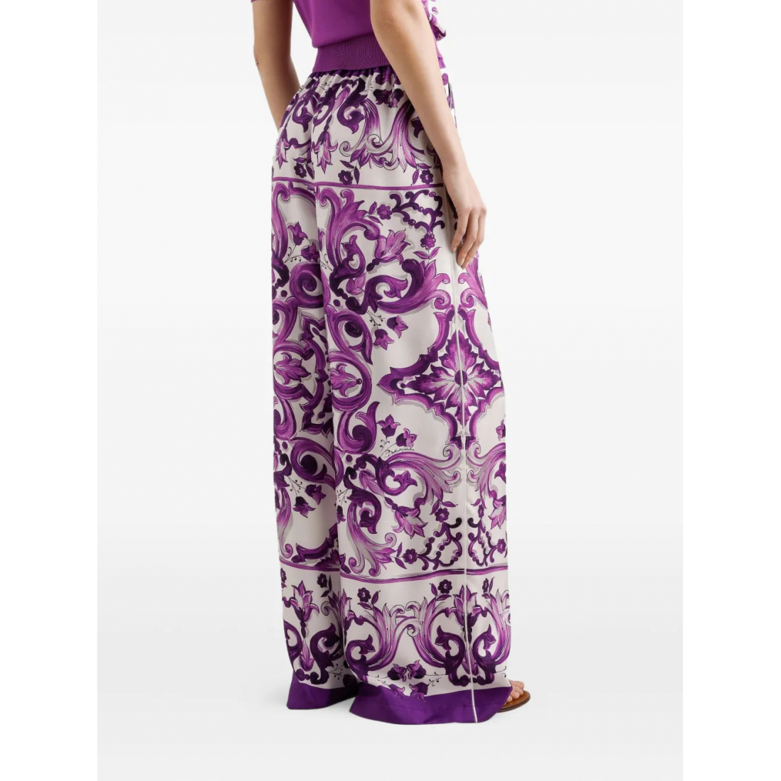 Pantalon 'All-Over Maiolica' pour Femmes