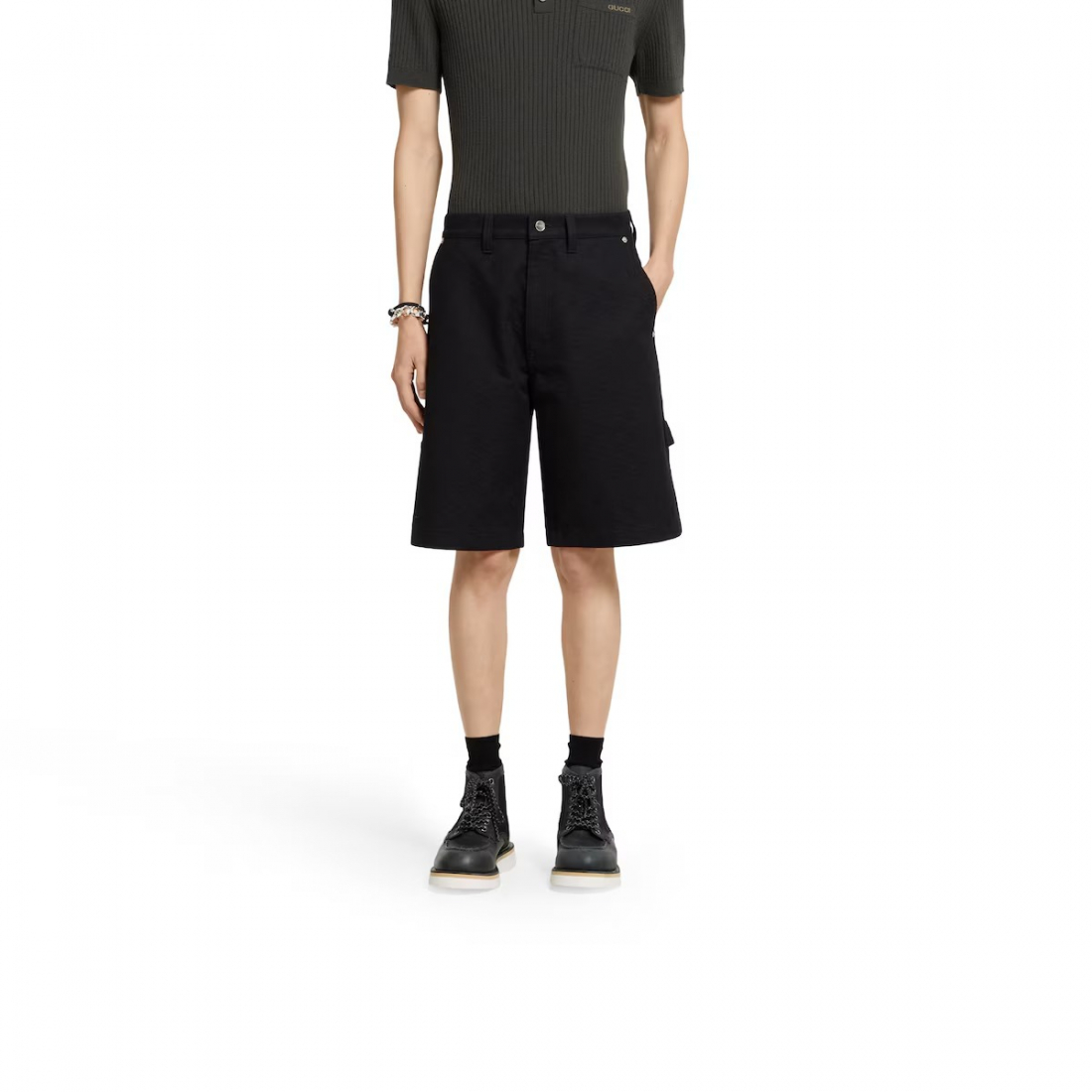 Men's 'Selvedge Detail' Bermuda Shorts