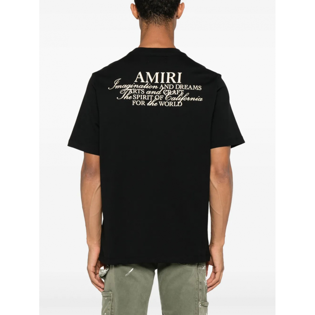 T-shirt 'Slogan-Print' pour Hommes