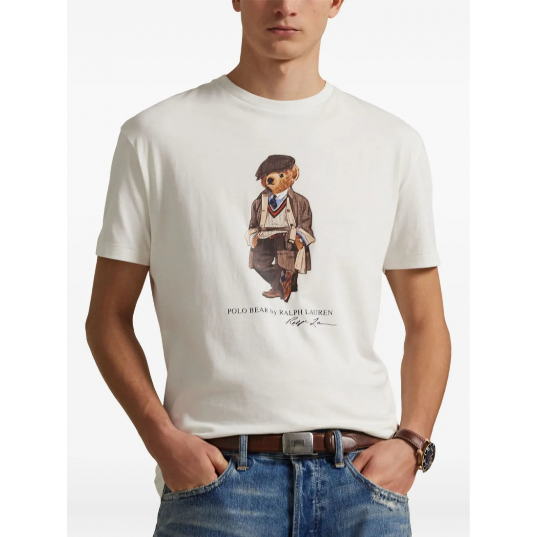 T-shirt 'Polo Bear' pour Hommes