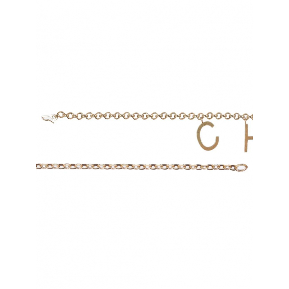 'Lettered Chain' Verstellbarer Gürtel für Damen