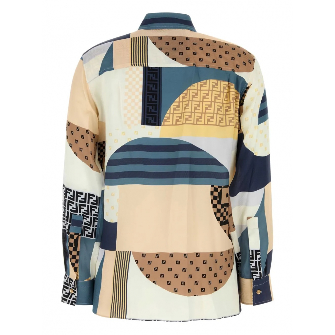 Chemise 'Geometric-Print' pour Femmes