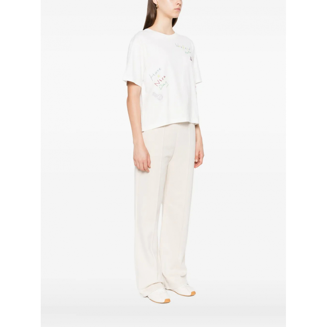 T-shirt 'Embroidered' pour Femmes