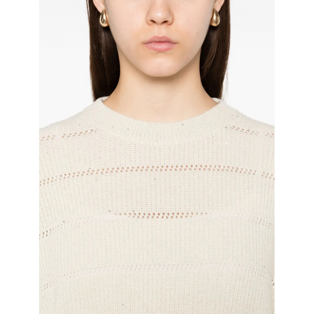 Women's 'Open-Knit' Cashmere Sweater
