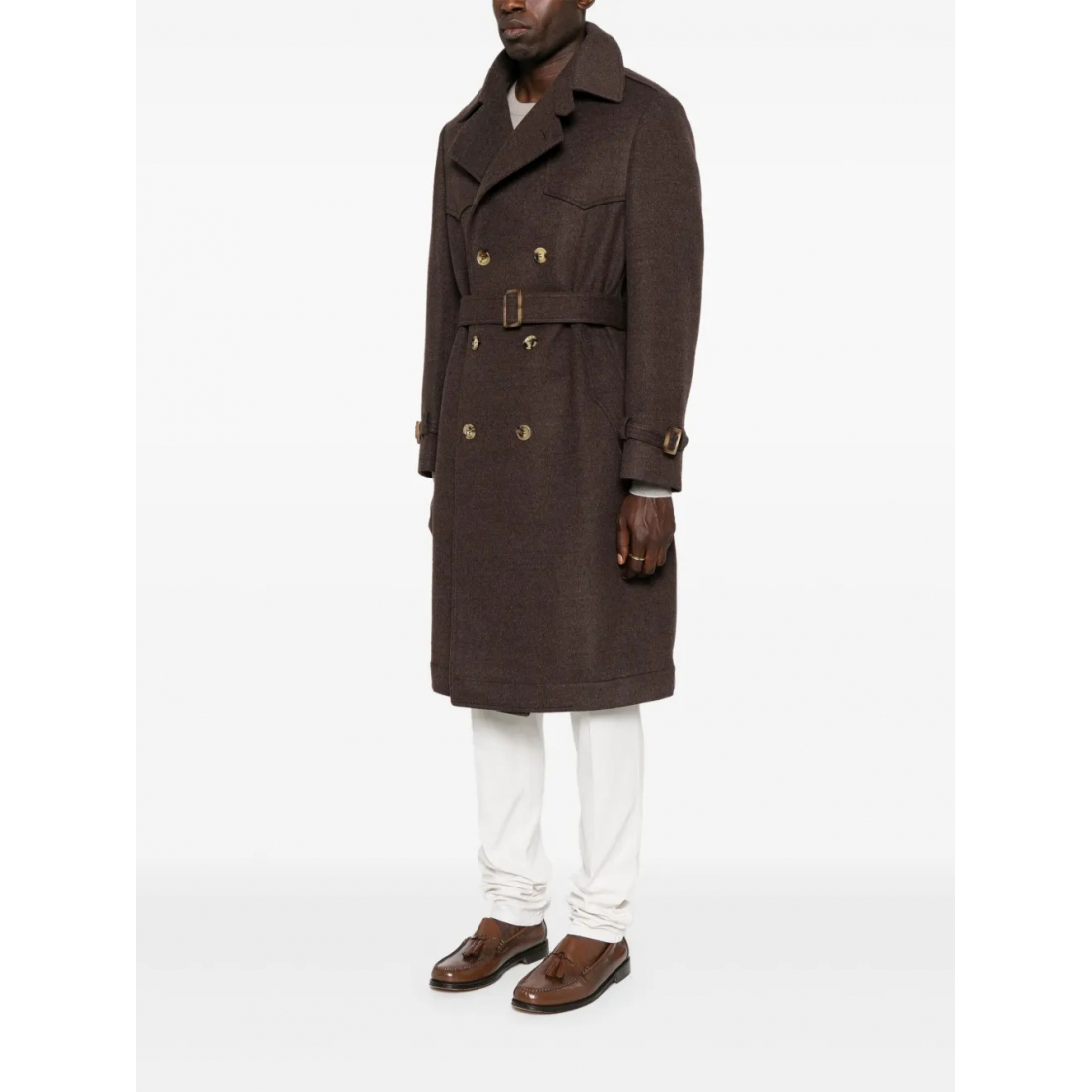 Gegürteten Trenchcoat  für Herren