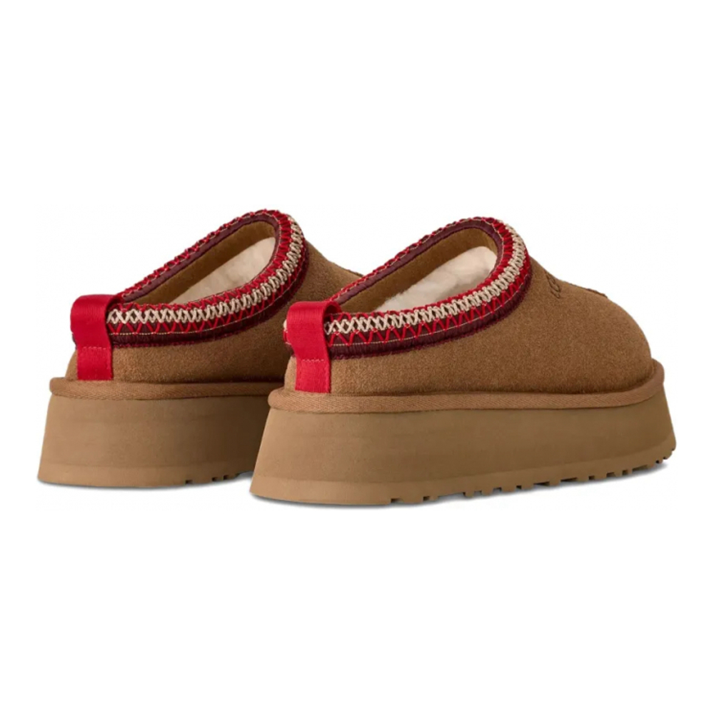 'Tazz Platform-Sole Embroidered' Hausschuhe für Damen