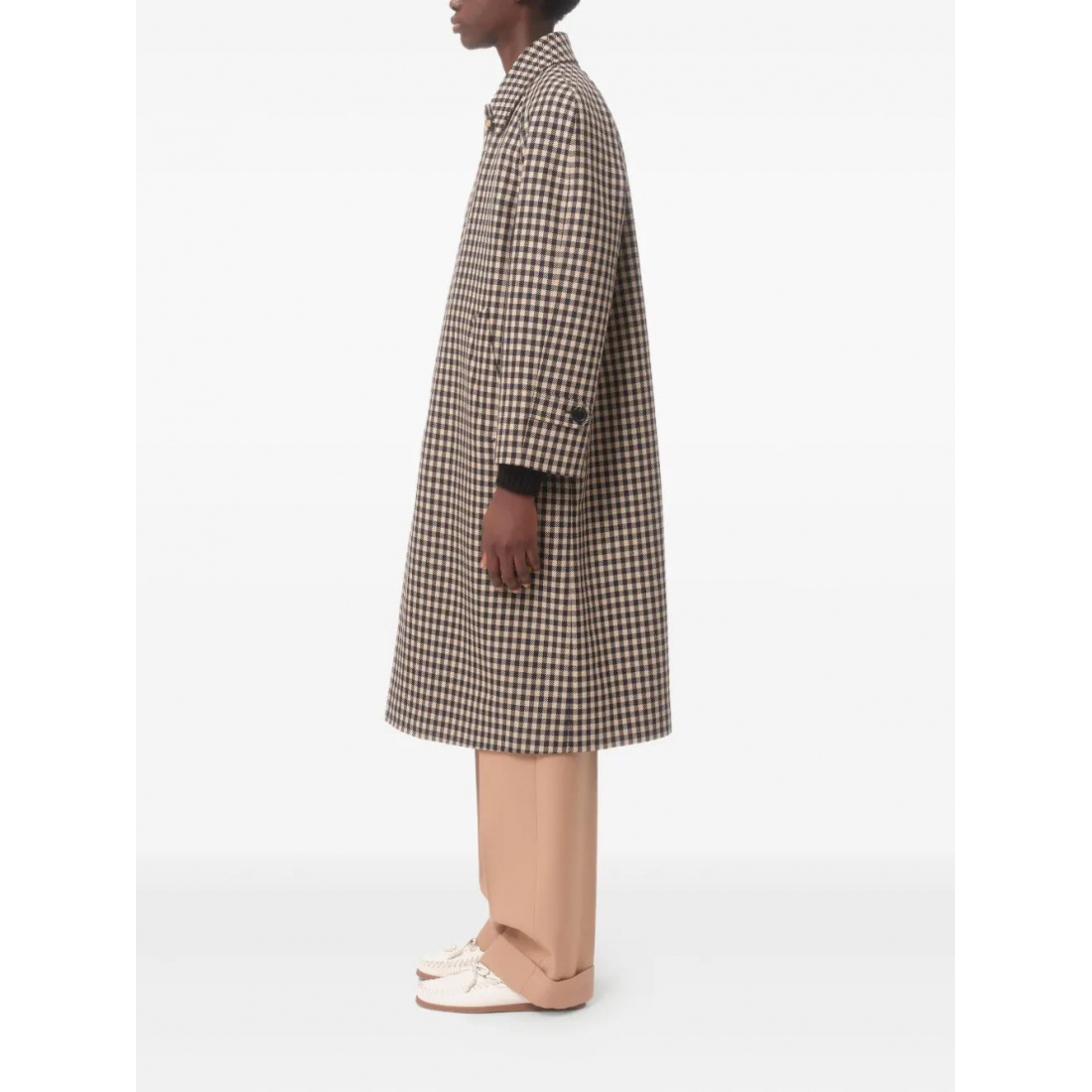 Men's 'Checked Long' Coat