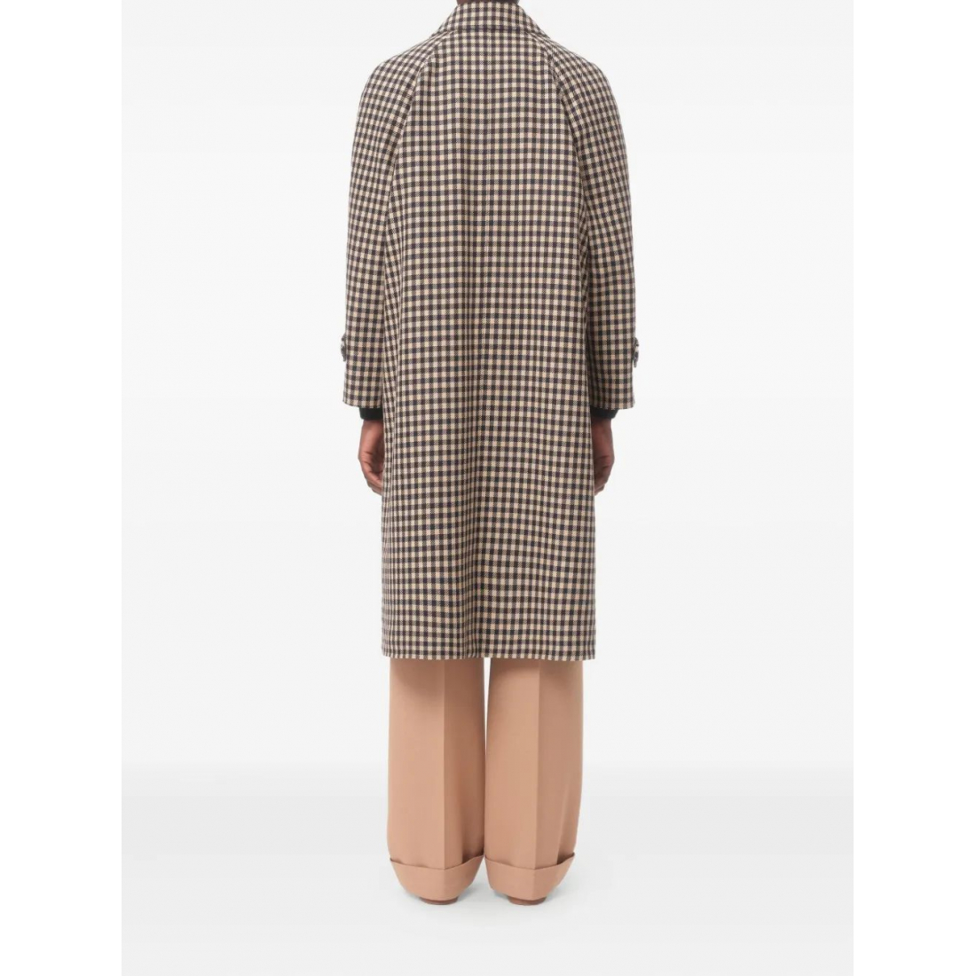 Men's 'Checked Long' Coat