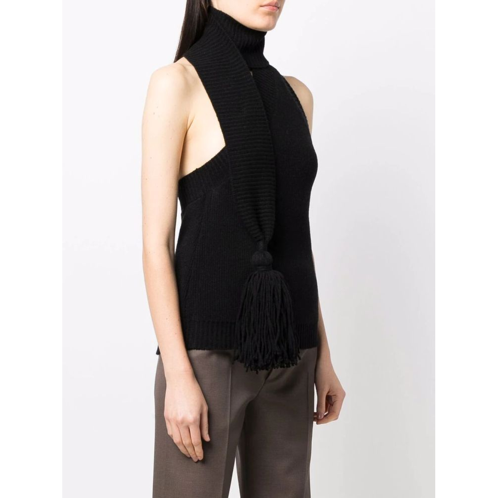 Haut à une épaule 'Knitted' pour Femmes