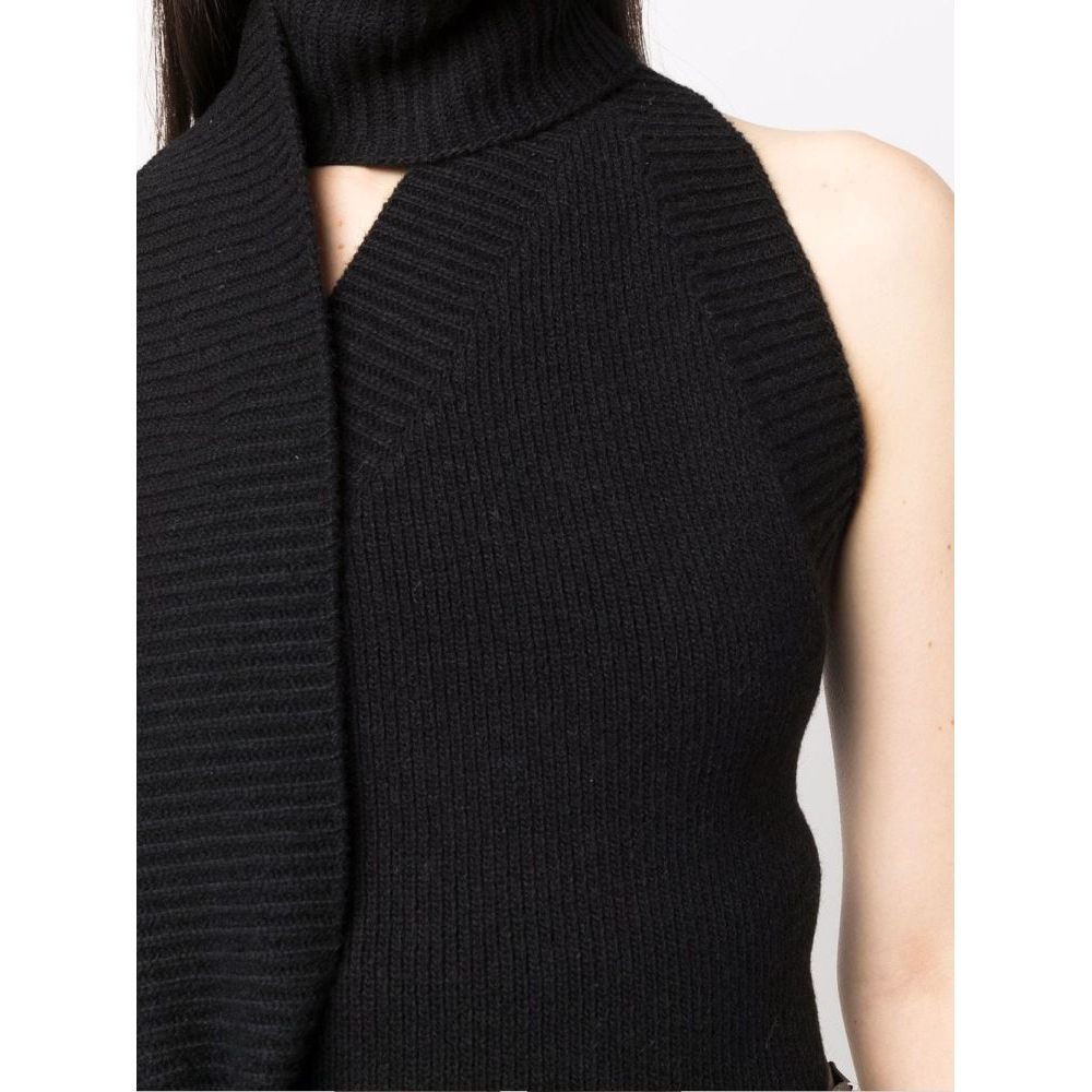 Haut à une épaule 'Knitted' pour Femmes