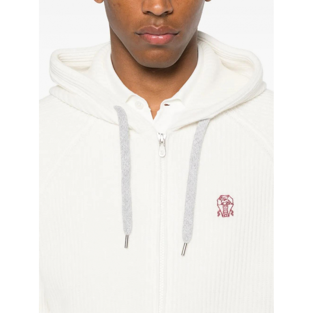 'Hooded' Strickjacke für Herren