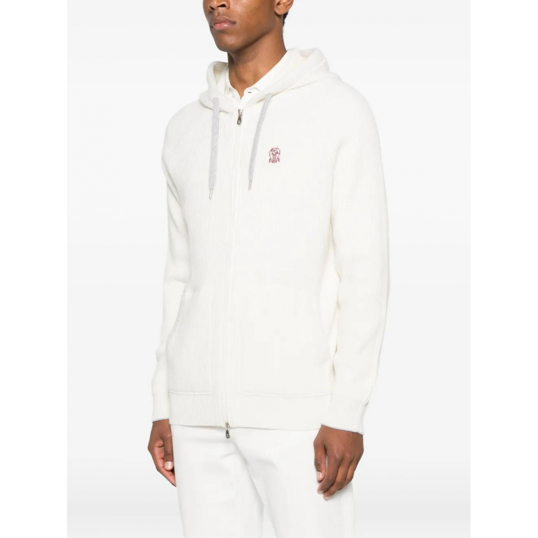 'Hooded' Strickjacke für Herren