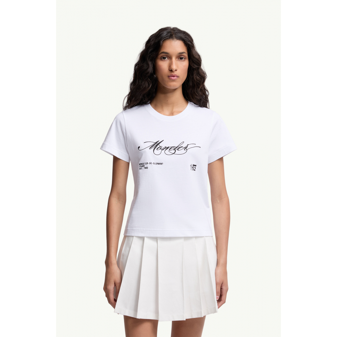 Women's 'Embroidered Cursive Logo' T-Shirt