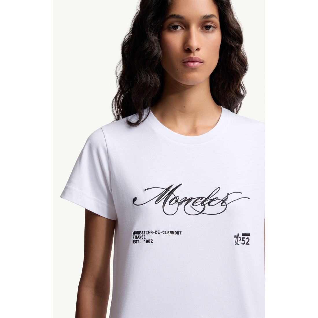 Women's 'Embroidered Cursive Logo' T-Shirt