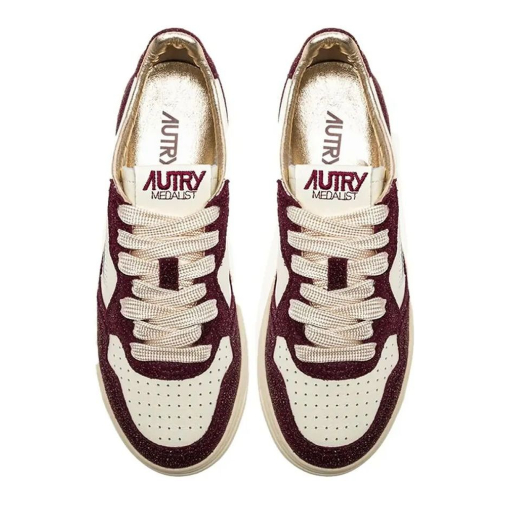 Women's 'Glitter-Panel' Sneakers