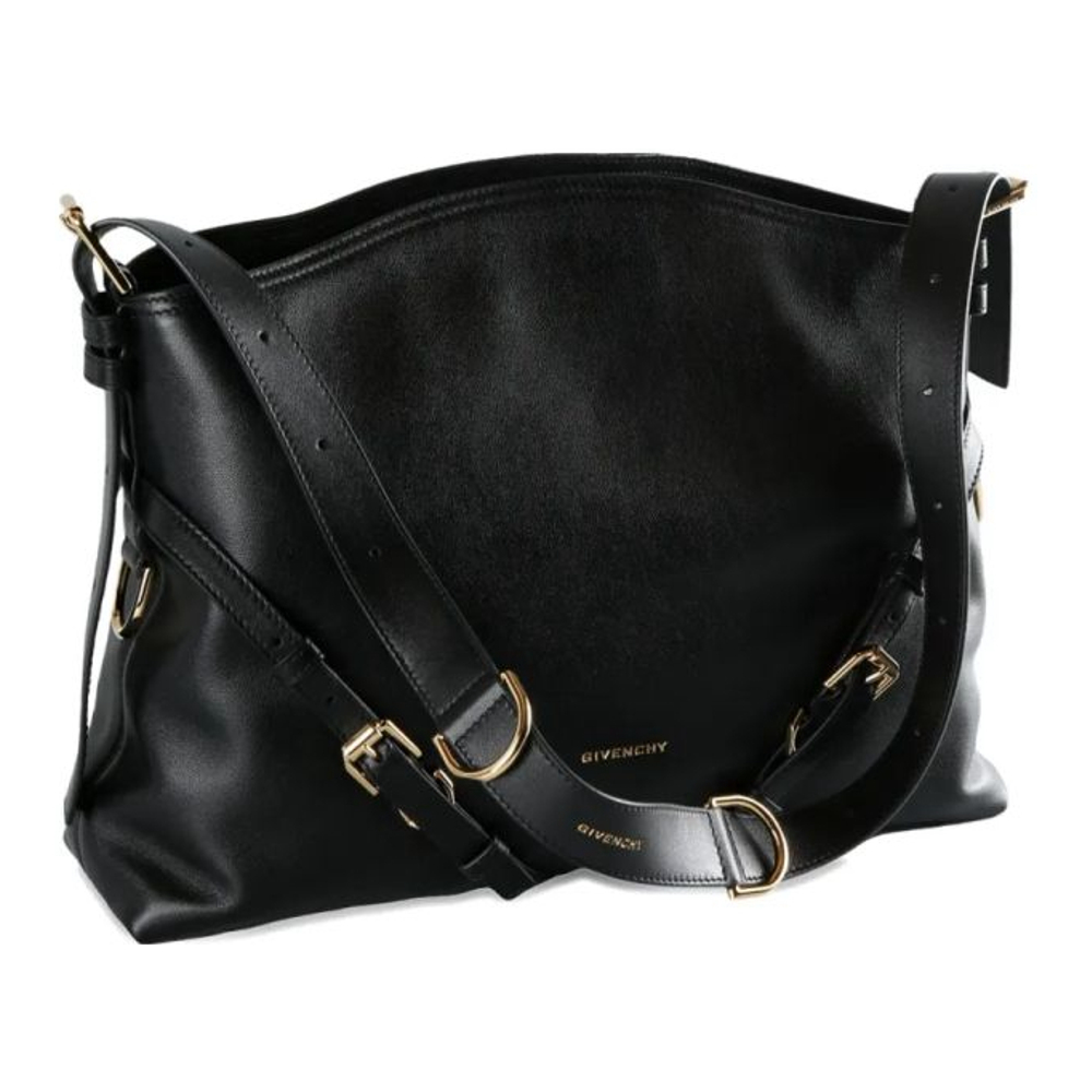 'Buckle-Strap' Schultertasche für Damen