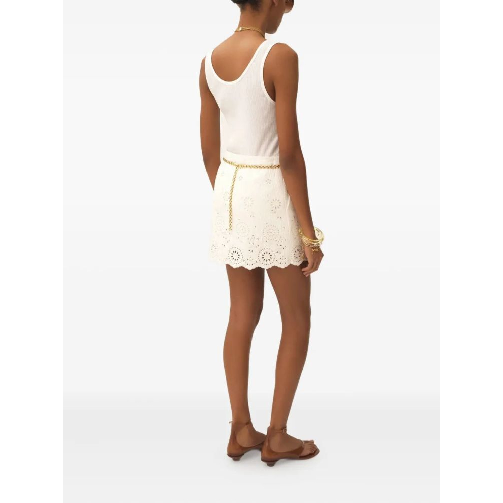 Women's 'Broderie-Anglaise' Tank Top