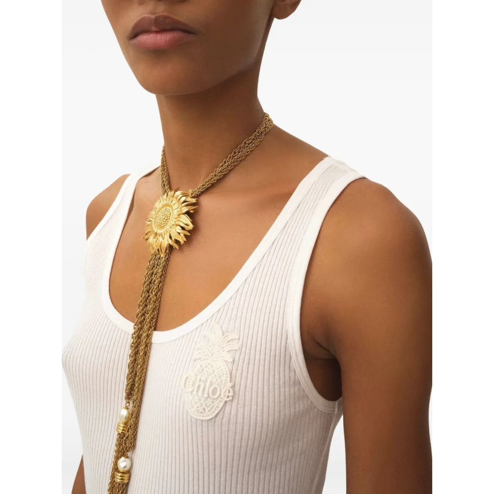 Women's 'Broderie-Anglaise' Tank Top