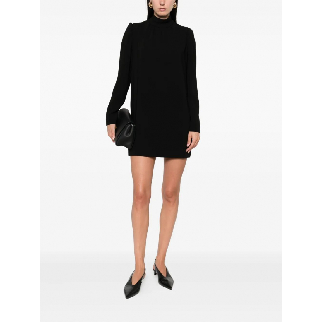 Robe à manches longues 'High-Neck' pour Femmes