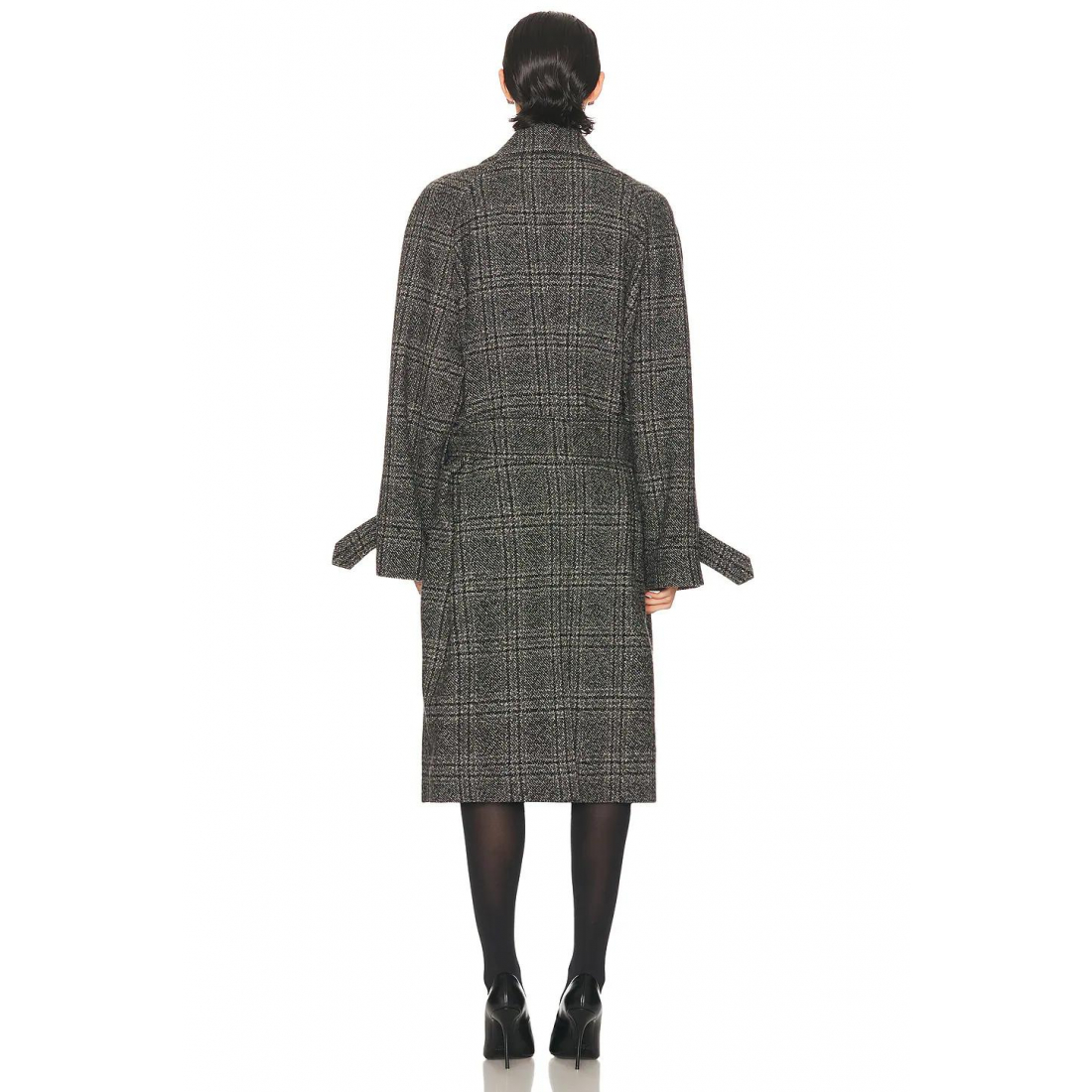 Manteau 'Belted Check' pour Femmes