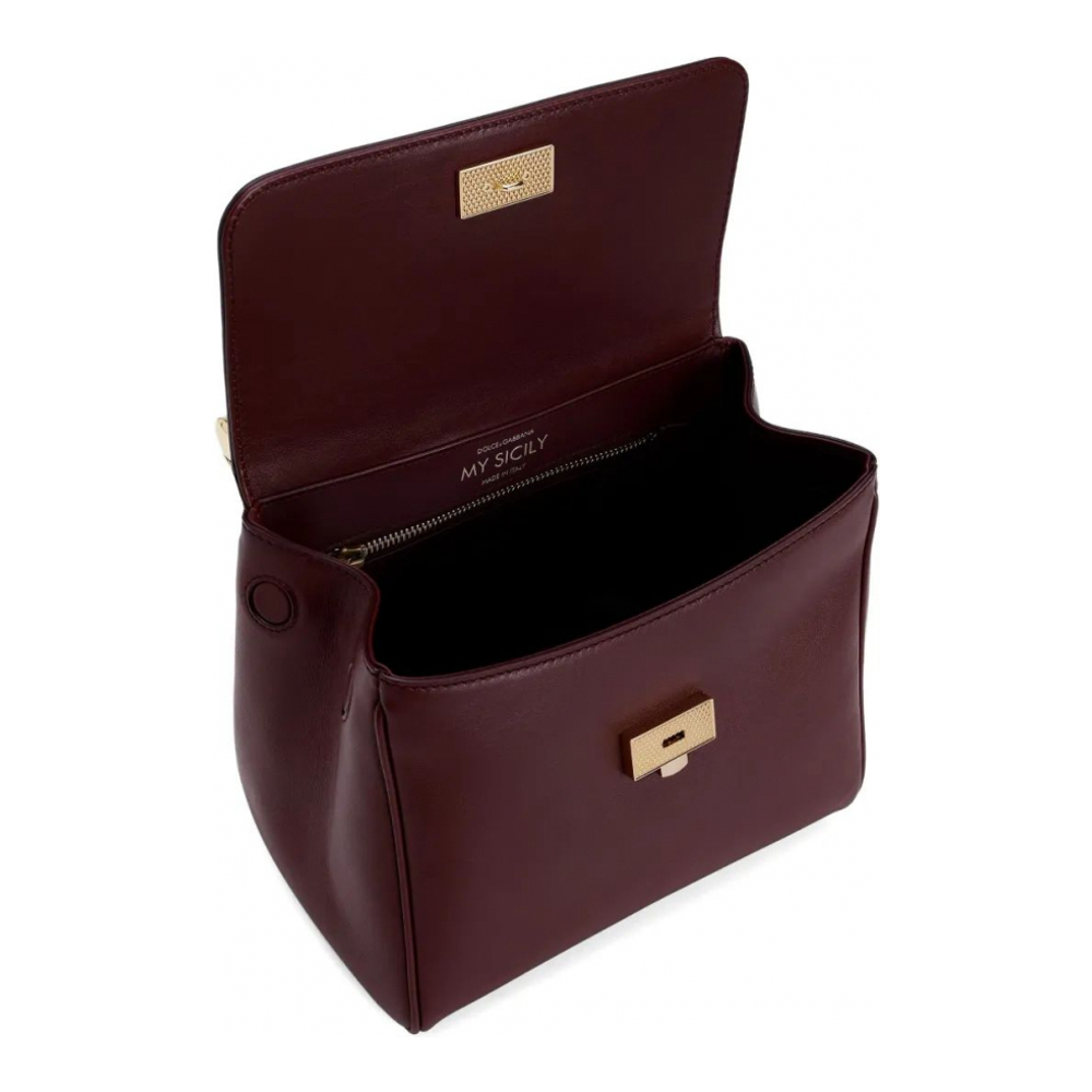 'Medium Sicily Padlock-Embellished' Handtasche für Damen