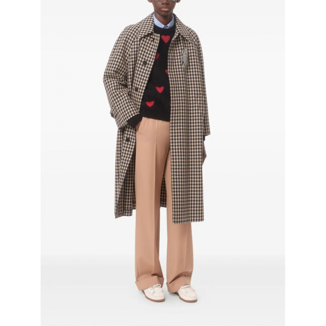 Pull 'Heart-Patterned' pour Hommes