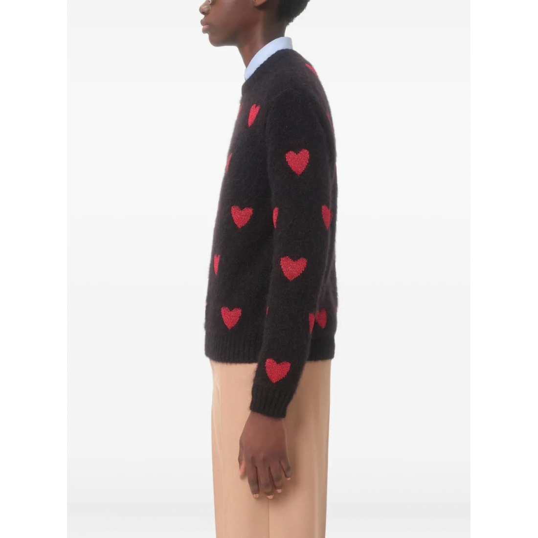 Pull 'Heart-Patterned' pour Hommes