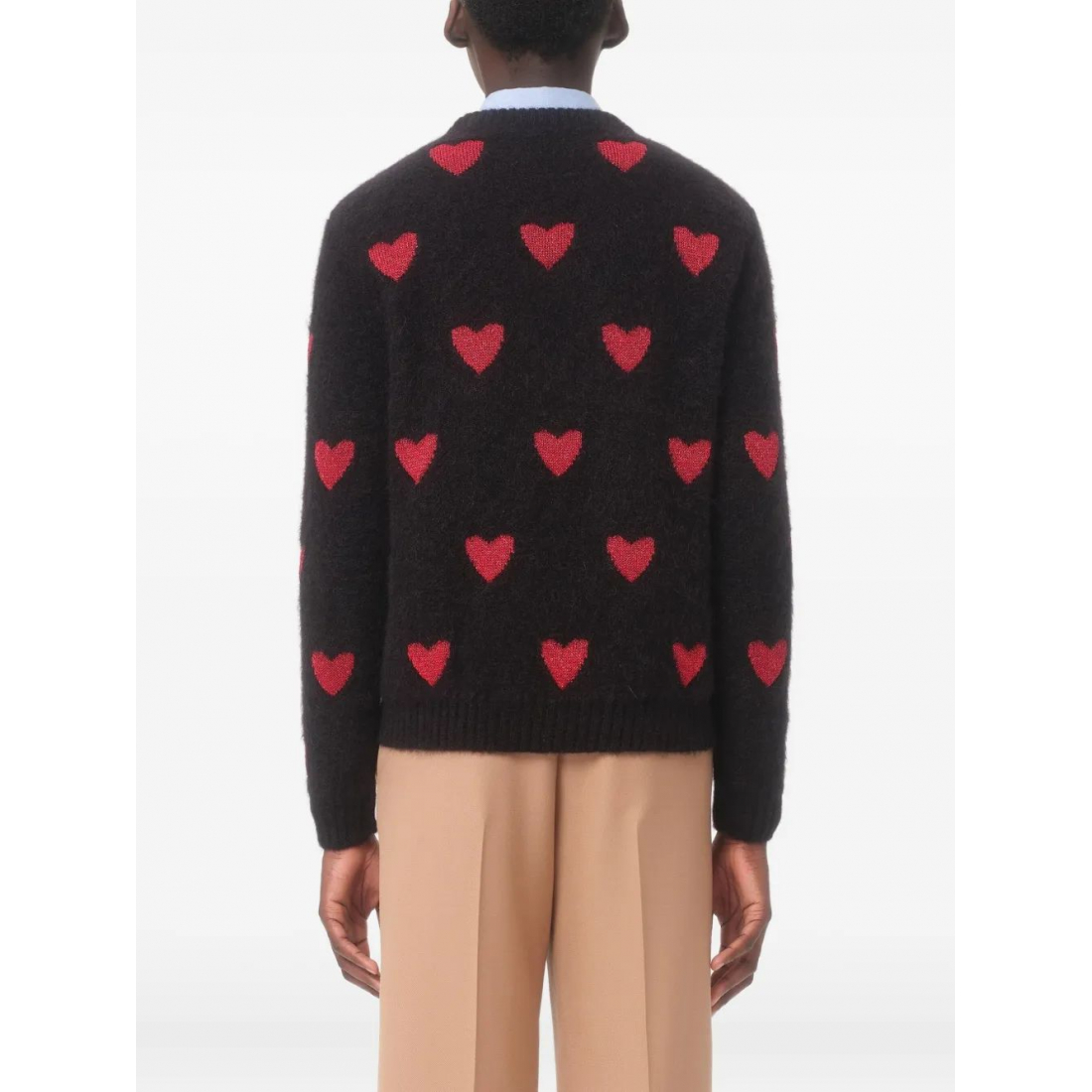 Pull 'Heart-Patterned' pour Hommes