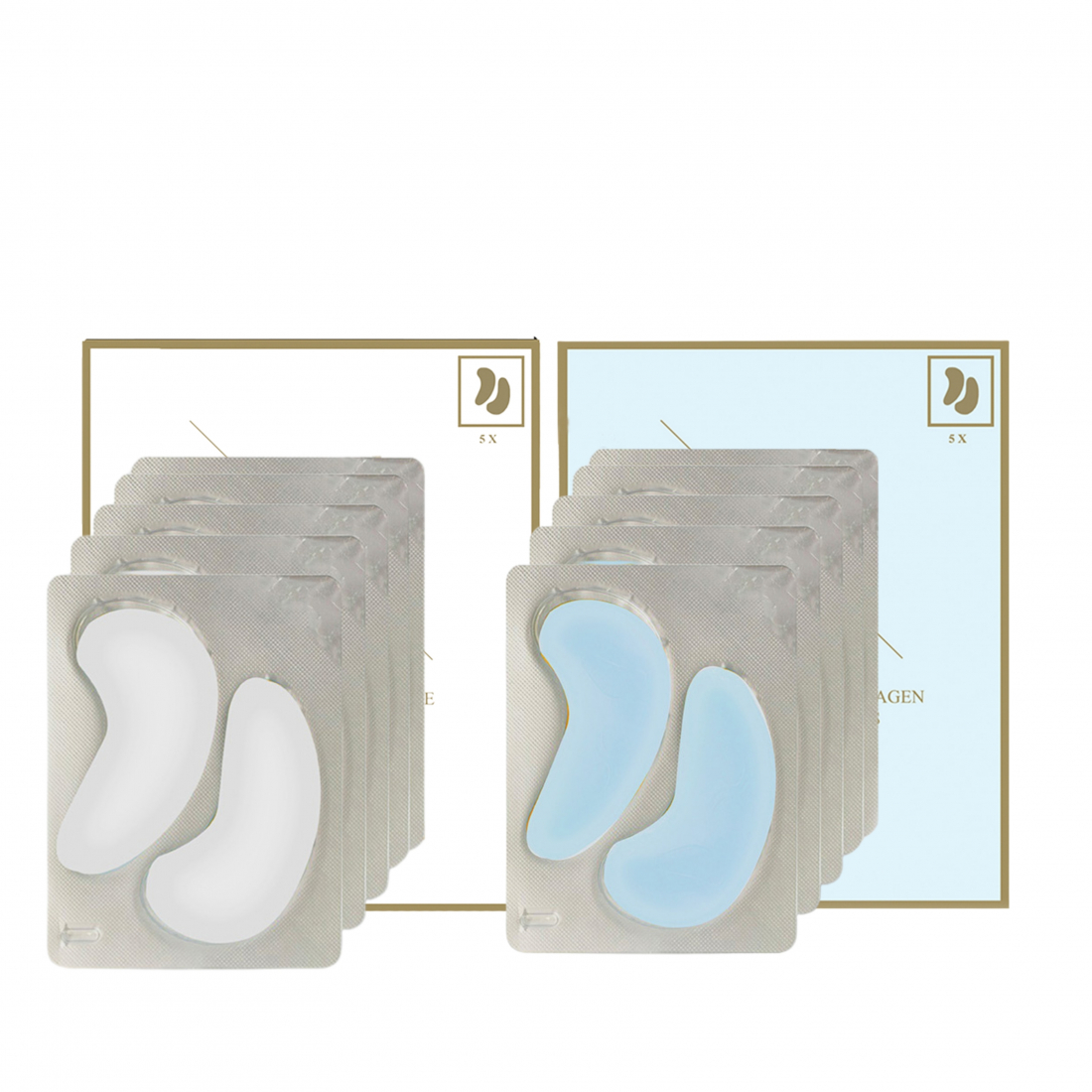 'Hyaluronic Acid & Collagen + Rose Hydrogel' Augenpolster - 2 Stücke