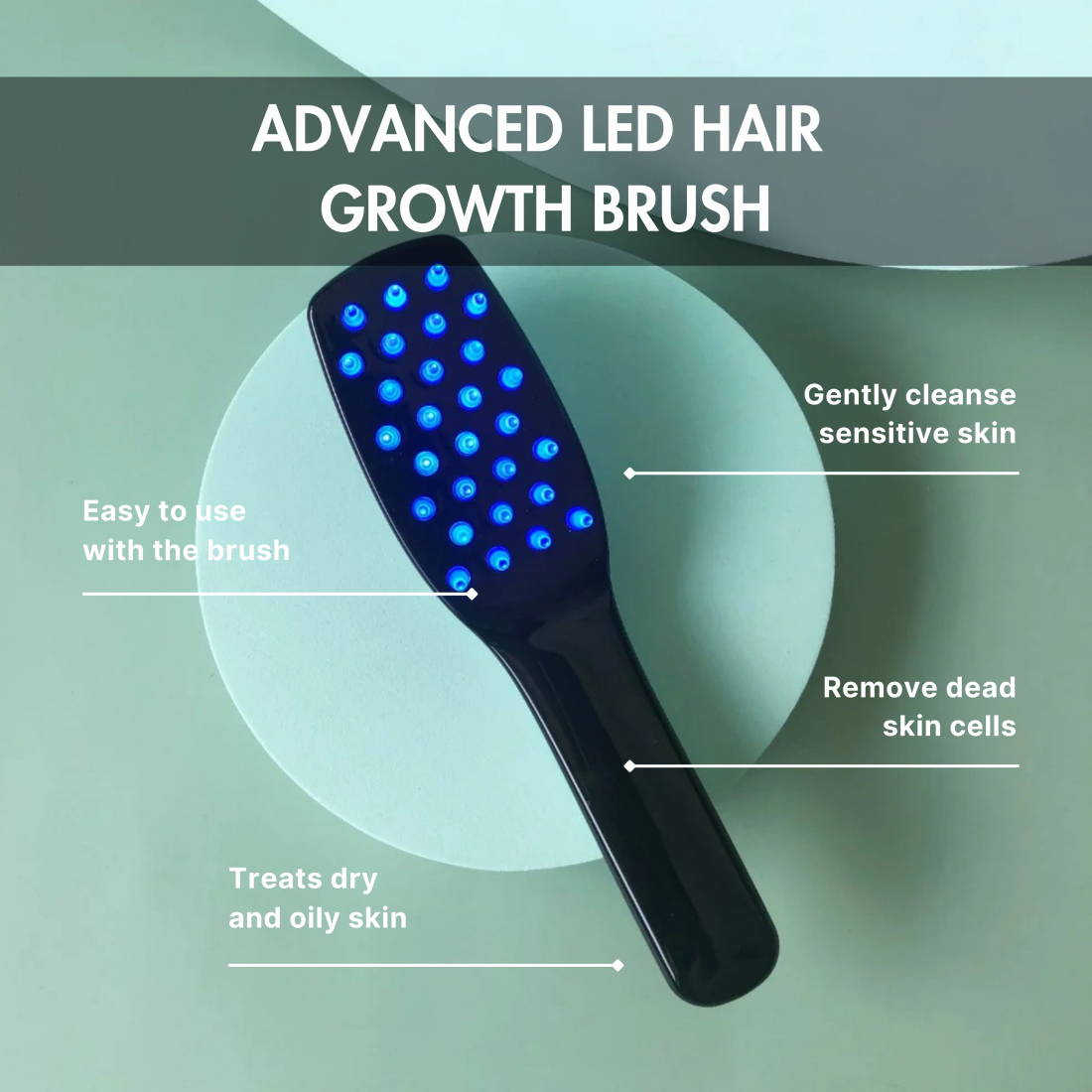 'Advanced LED' Hair Growth Brush