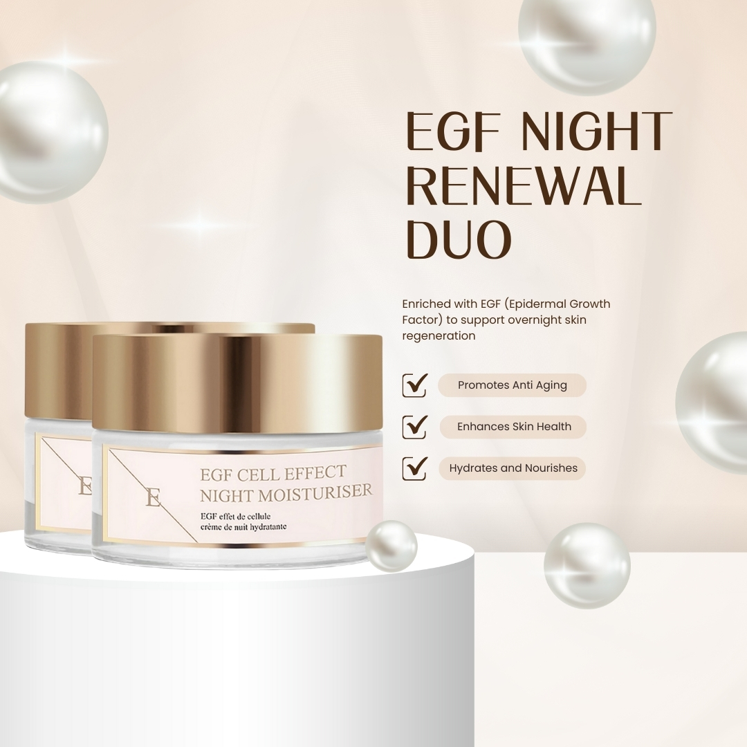 'EGF Cell Effect' Nacht-Feuchtigkeitspflege - 50 ml, 2 Stücke