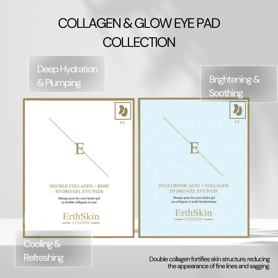 'Hyaluronic Acid & Collagen + Rose Hydrogel' Augenpolster - 2 Stücke