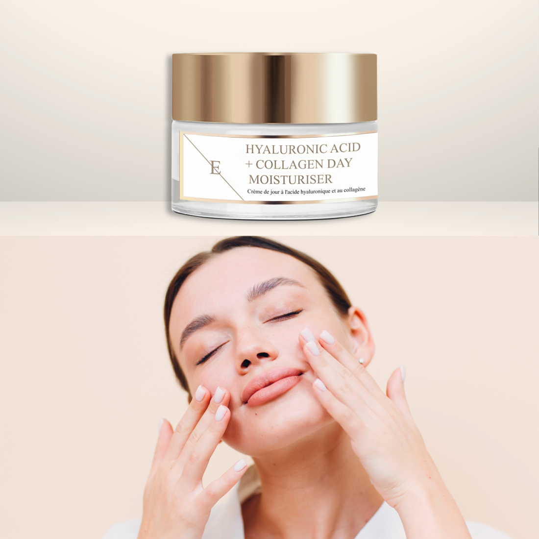 Crème de Jour Anti-âge 'Hyaluronic Acid & Collagen' - 50 ml