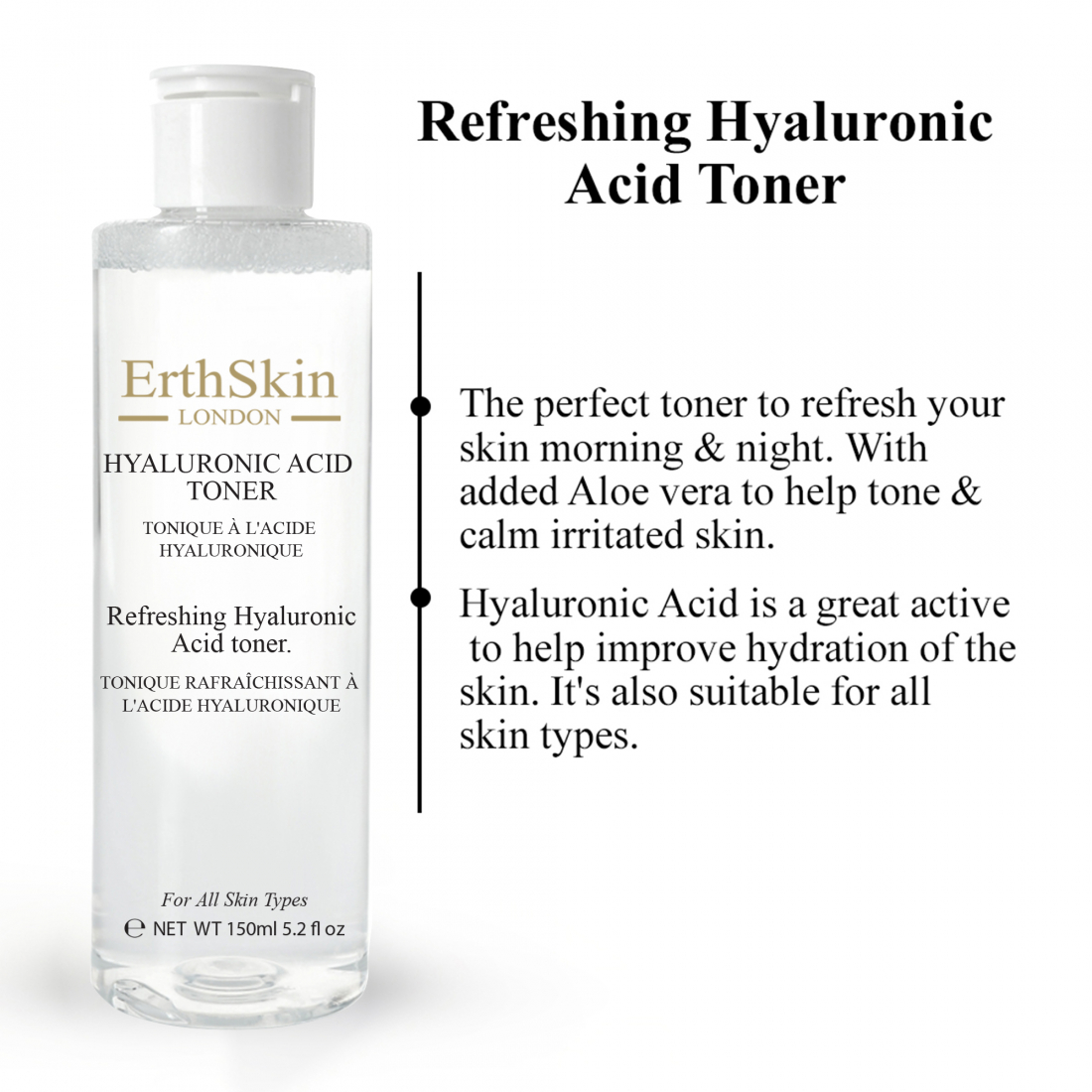 'Refreshing Hyaluronic Acid' Toner - 150 ml