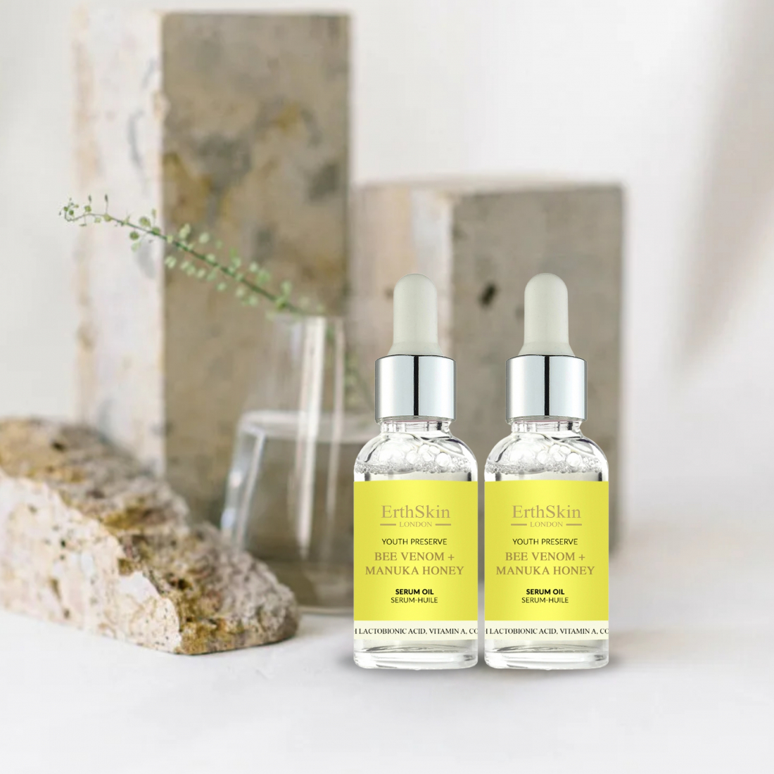 'Bee Venom + Manuka Honey' Öl-Serum - 30 ml, 2 Stücke