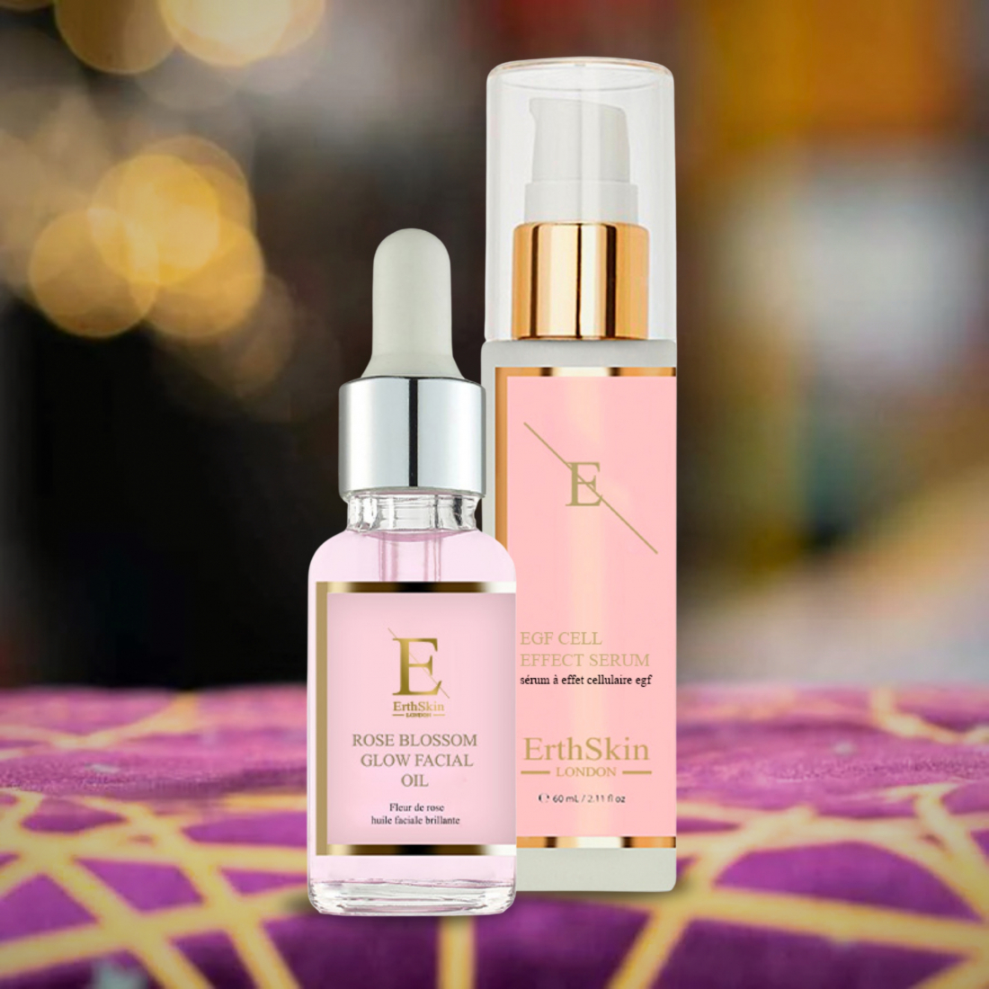 'EGF Cell Effect + Rose Blossom' Anti-Aging-Pflegeset - 2 Stücke