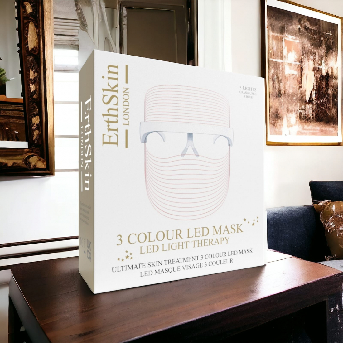 Masque LED pour visage 'Wireless 3 Color'