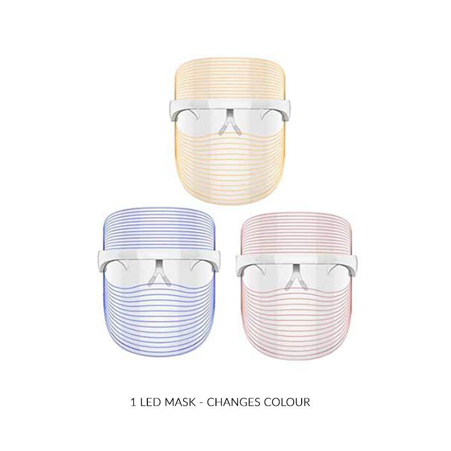 Masque LED pour visage 'Wireless 3 Color'
