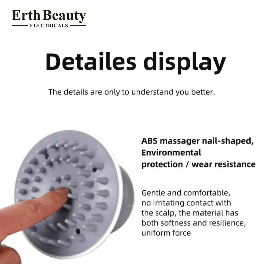 Masseur électronique 'Scalp Boost Electronic Massager'